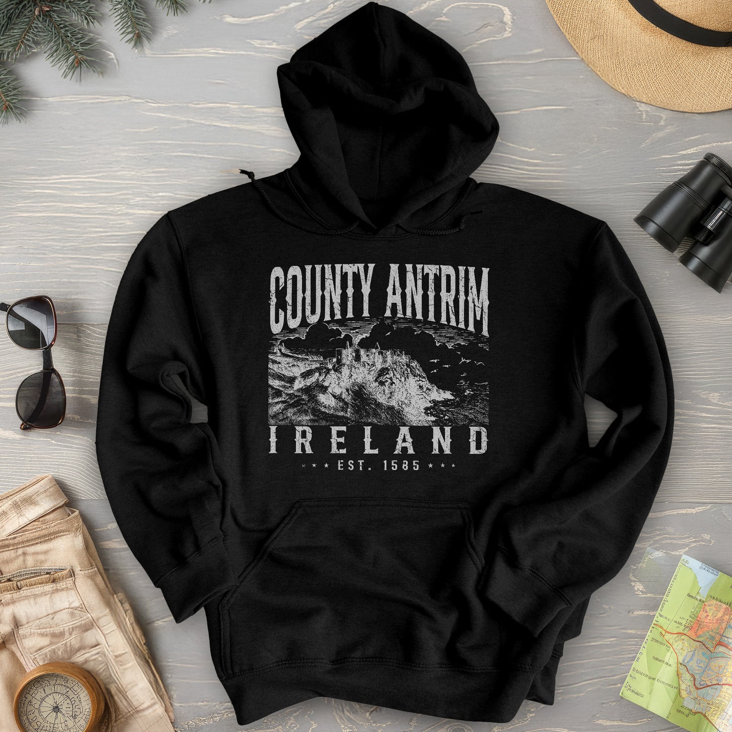 County Antrim Ireland Hoodie