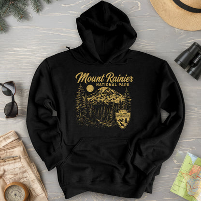 Mount Rainier Vintage Sketch Hoodie