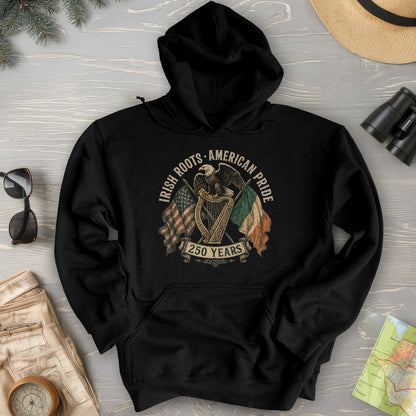 Irish Roots American Pride Hoodie