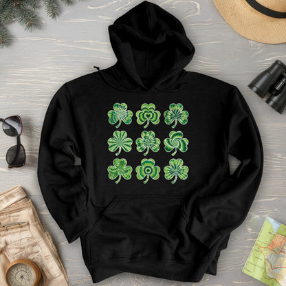 Tie-Dye Shamrocks Hoodie