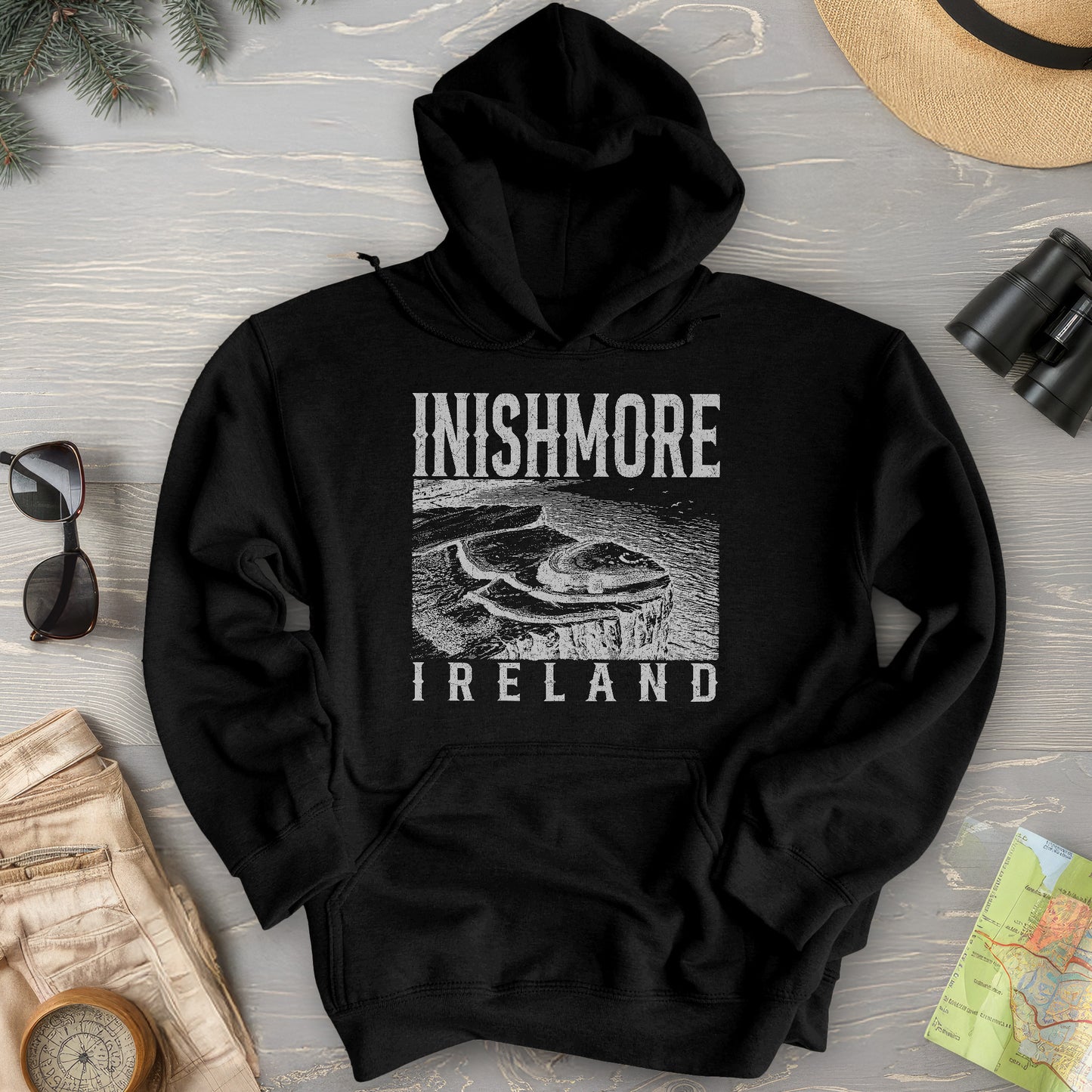 Inishmore Ireland Sketch Hoodie