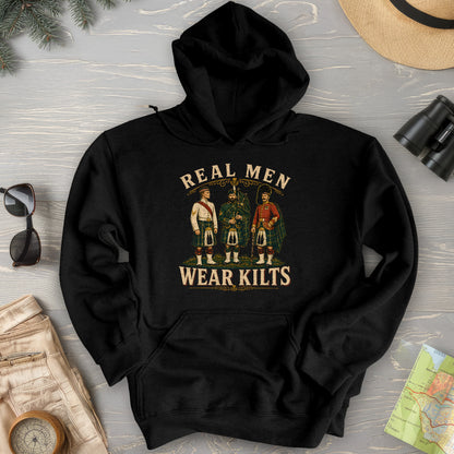 Real Men Wear Kilts Hoodie