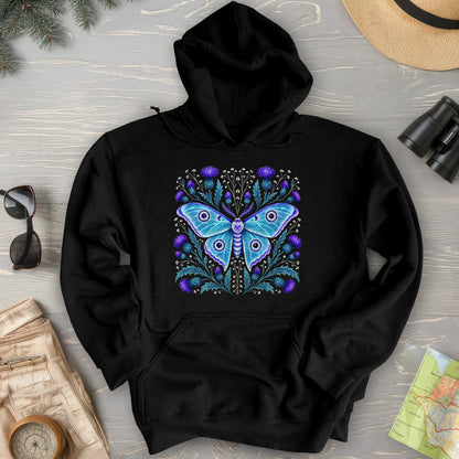 Emperor Moth Thistle Hoodie