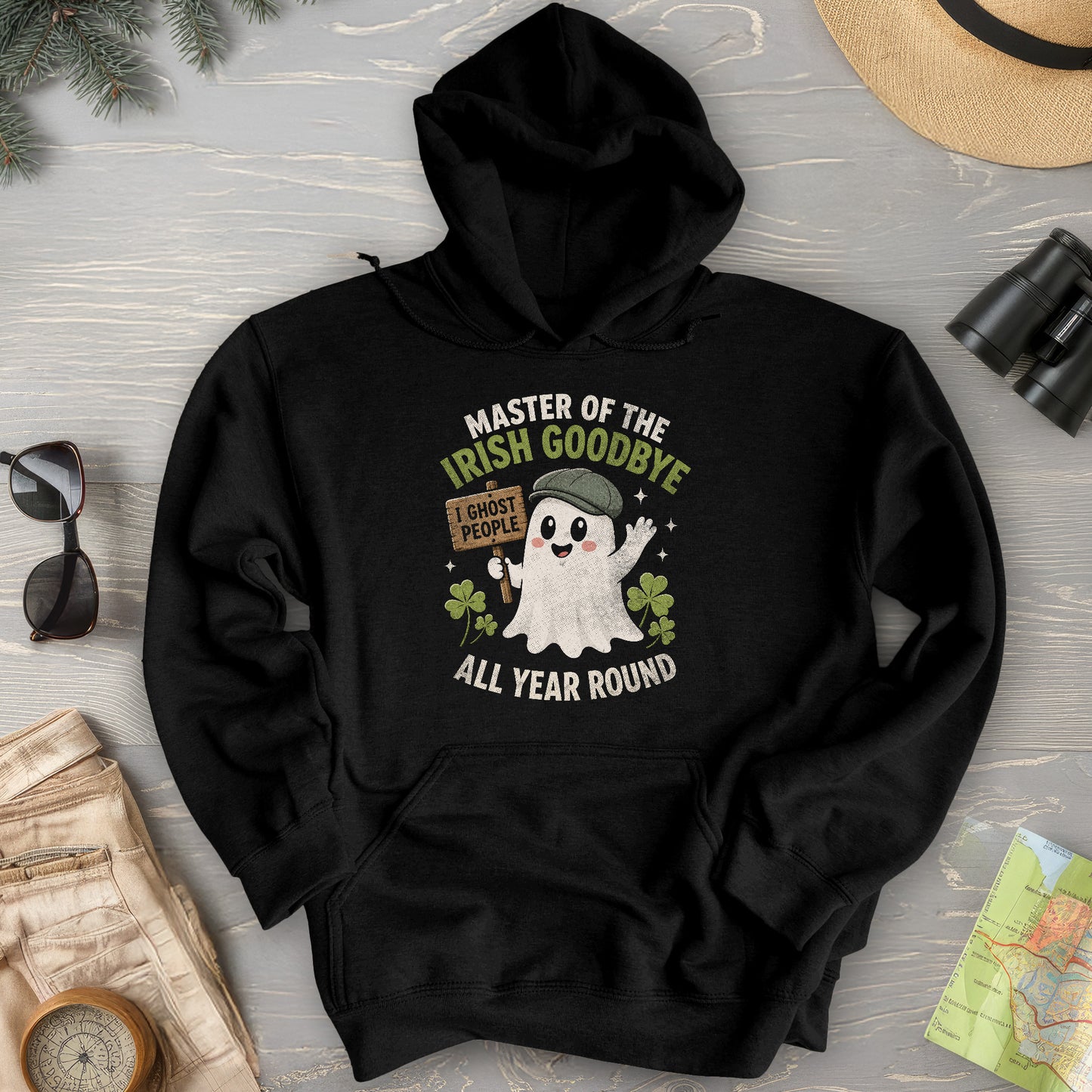 Irish Goodbye Ghost Hoodie
