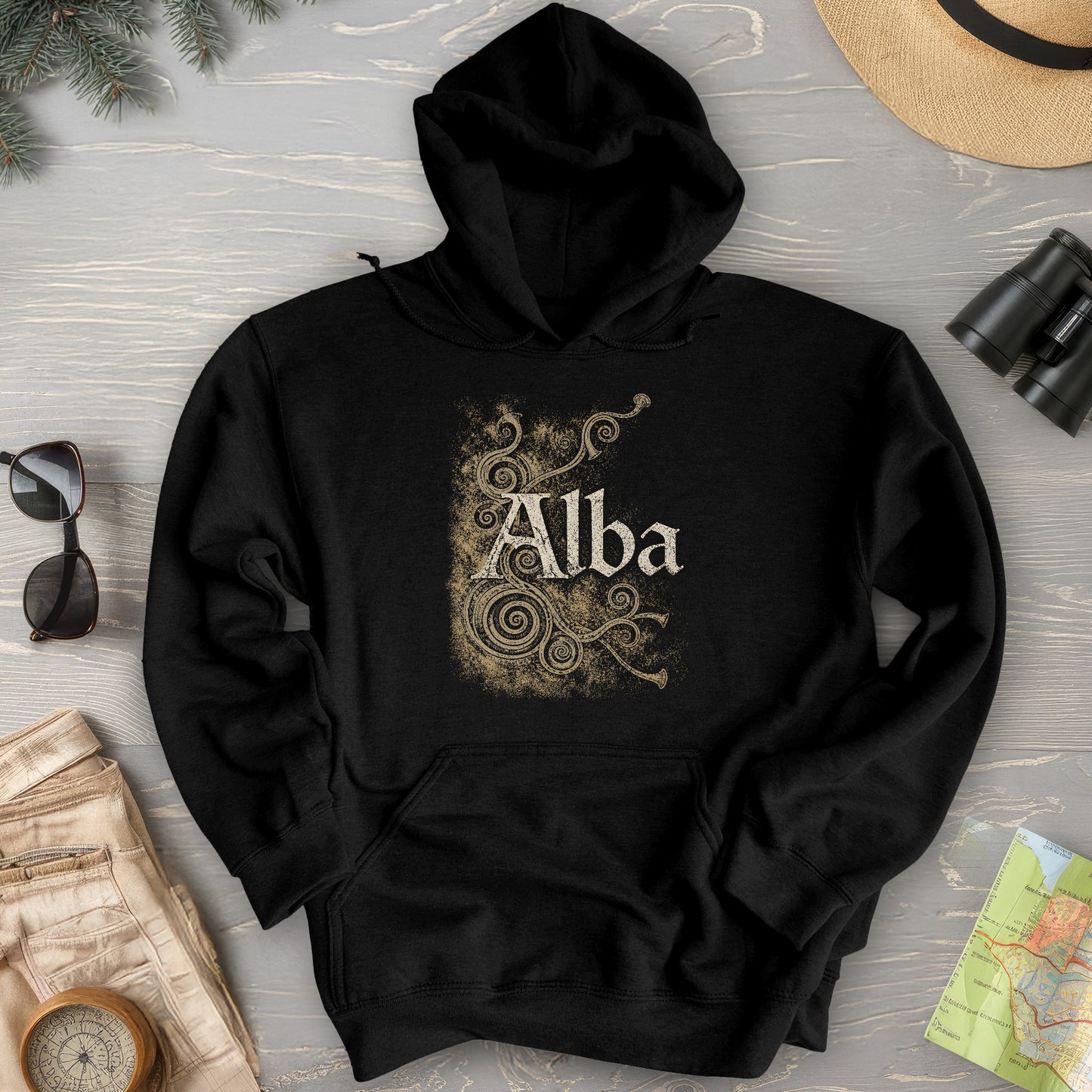 Alba Ancient Spirals Hoodie