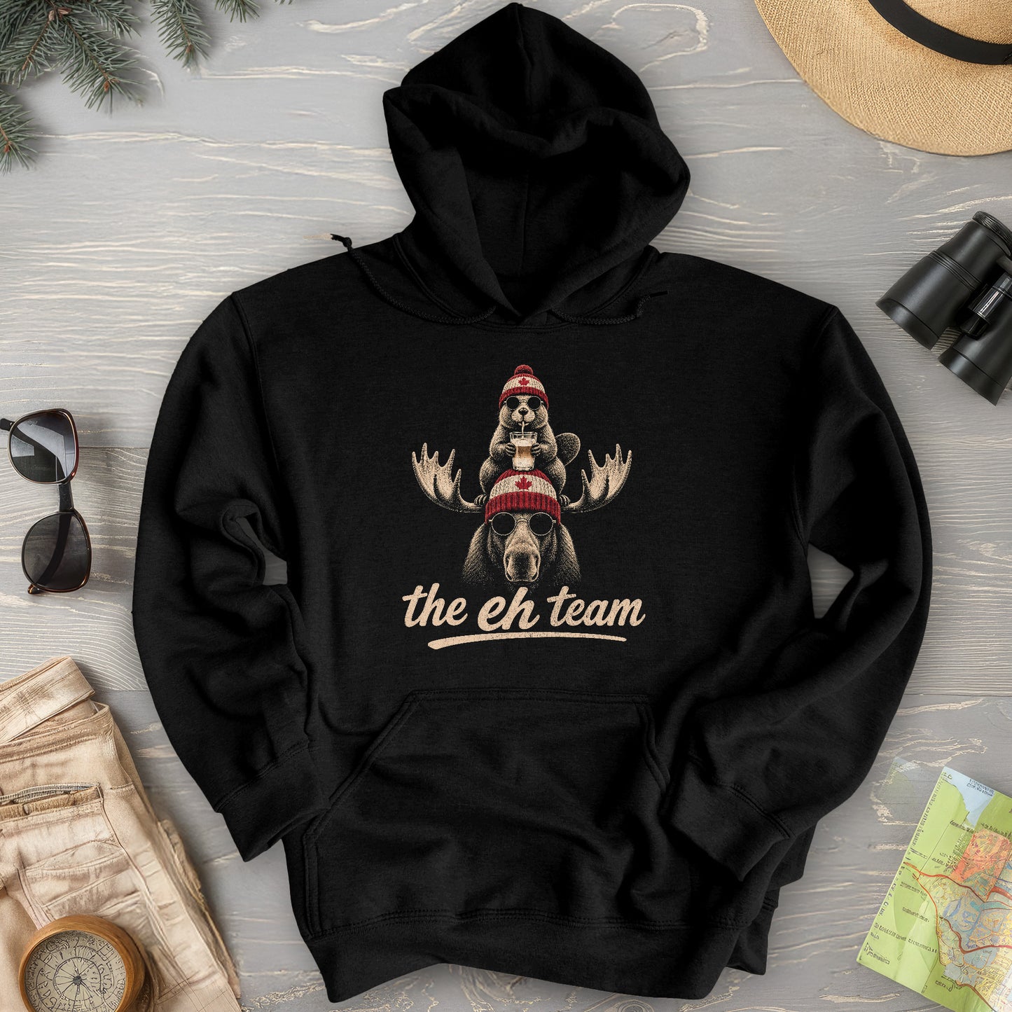 Beaver Moose Team Hoodie