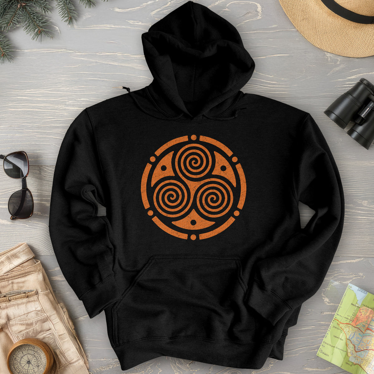 Triskele Circle Hoodie