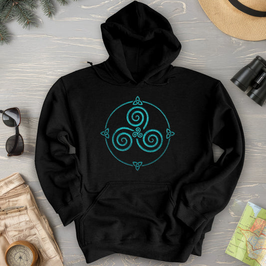 Celtic Triskele Spiral Hoodie