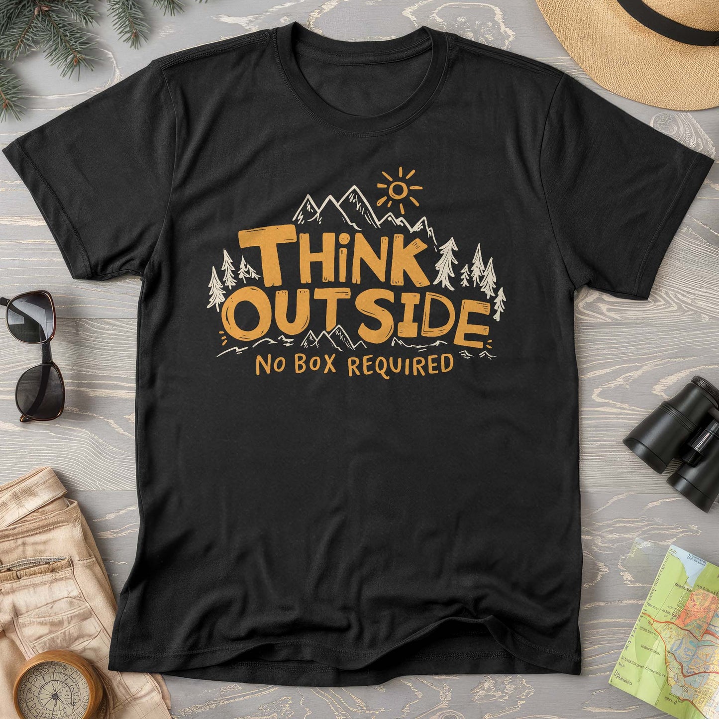 "Think Outside" Comfort Colors T-Shirt