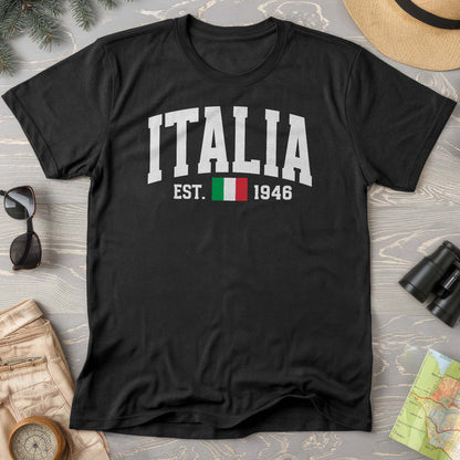 Italia Varsity Flag Comfort Colors T-Shirt