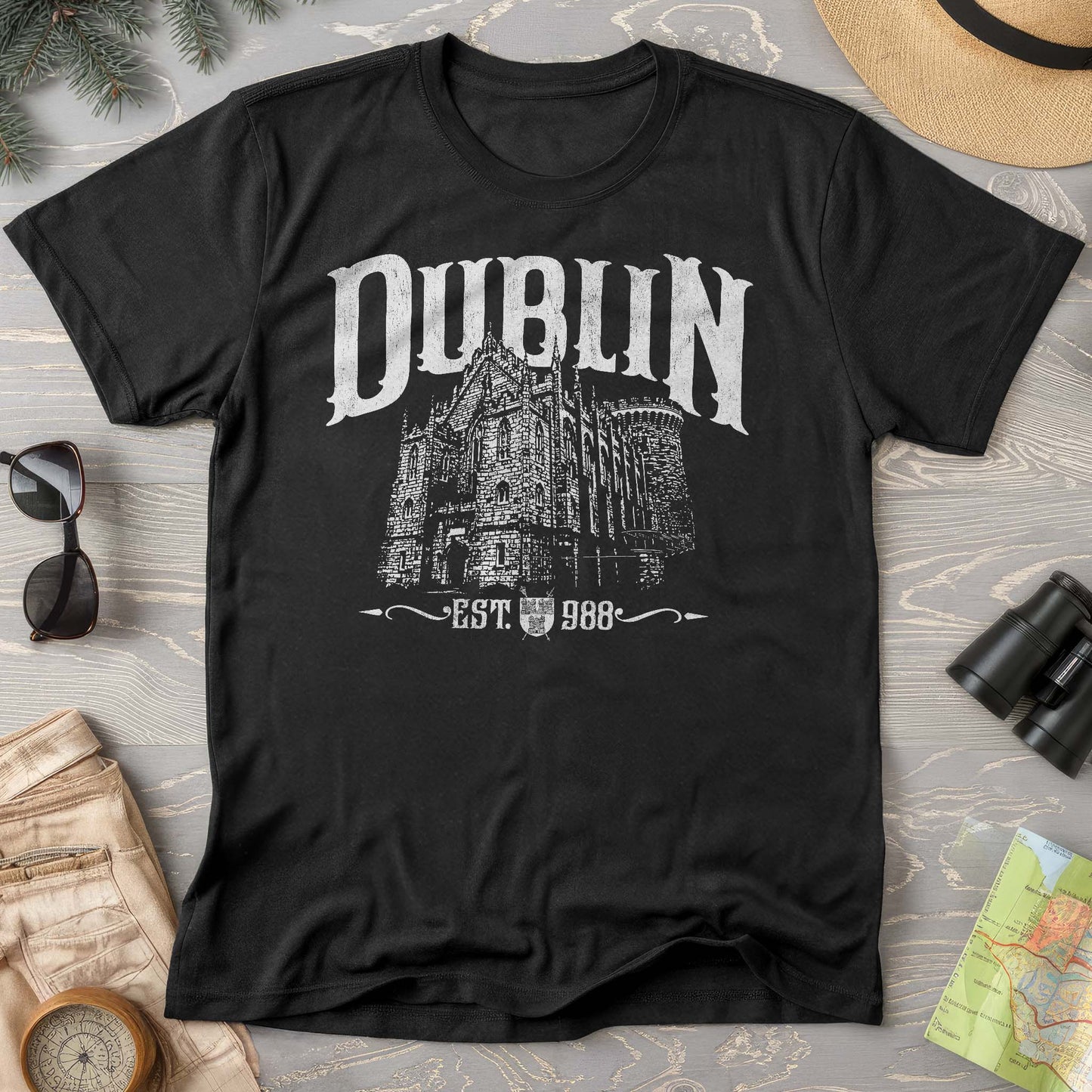 Dublin Ireland Castle Comfort Colors T-Shirt