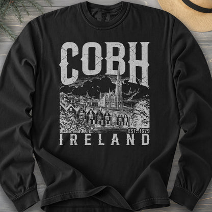Cobh Ireland Sketch Long Sleeve Shirt