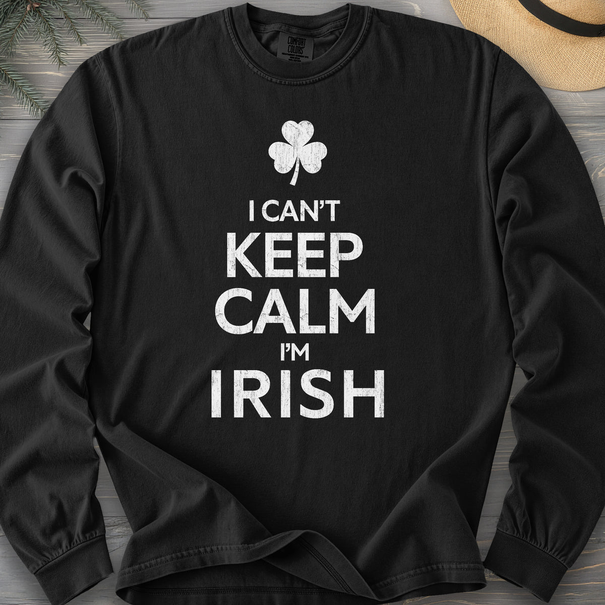 Keep Calm Irish Long Sleeve Shirt