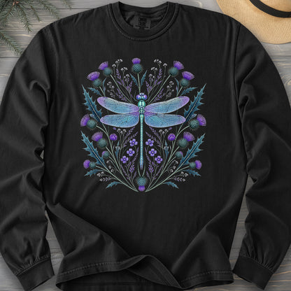 Dragonfly Thistle Long Sleeve Shirt