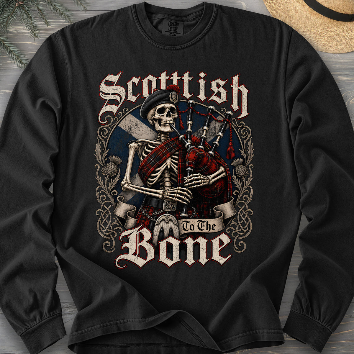 Scottish Boney Piper Long Sleeve Shirt