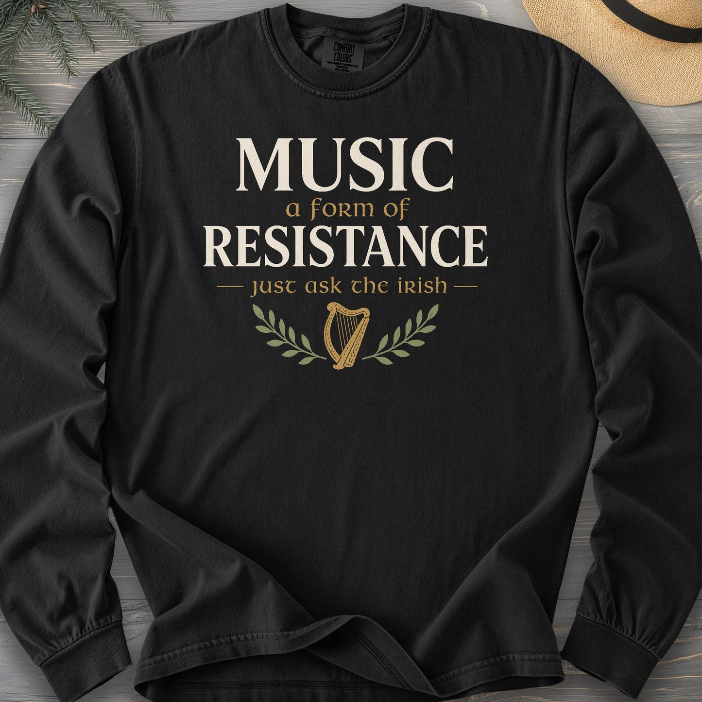 Music Resistance Irish Long Sleeve Shirt