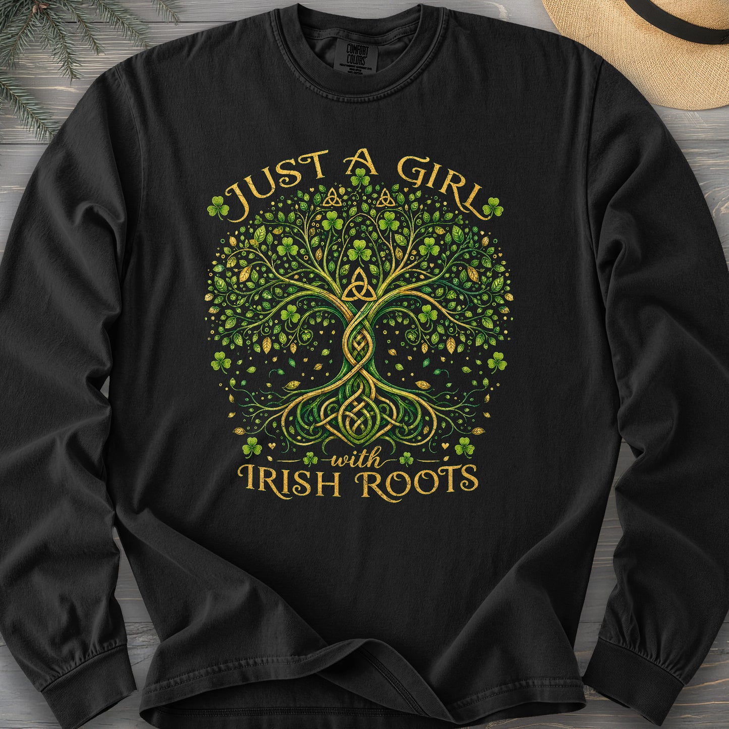 Irish Roots Girl Long Sleeve Shirt
