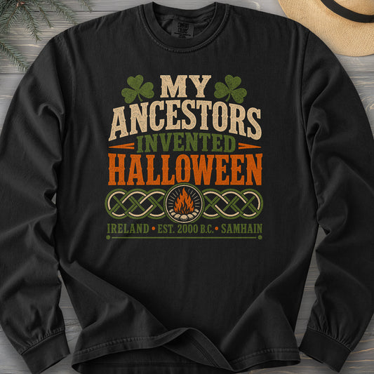 Irish Ancestors Halloween Long Sleeve Shirt