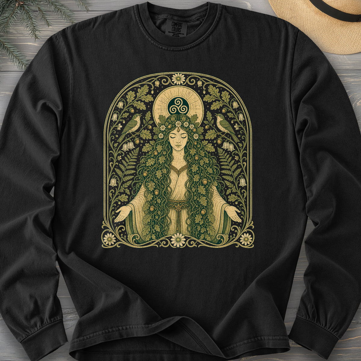 Celtic Goddess Long Sleeve Shirt