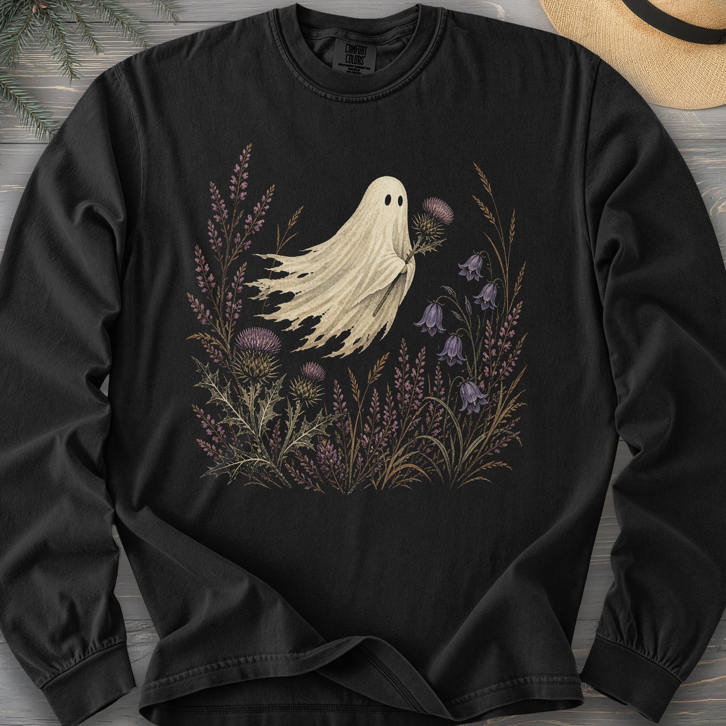 Thistle Ghost Florals Long Sleeve Shirt