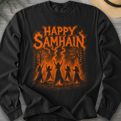 Happy Samhain Druid Long Sleeve Shirt