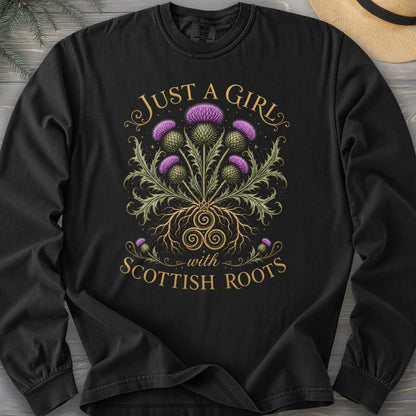 Scottish Roots Girl Long Sleeve Shirt