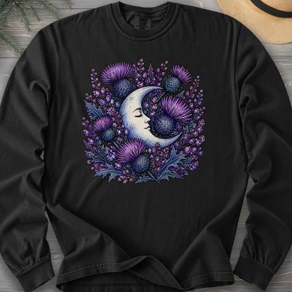 Botanical Moon Thistle Comfort Colors 6014 Long Sleeve