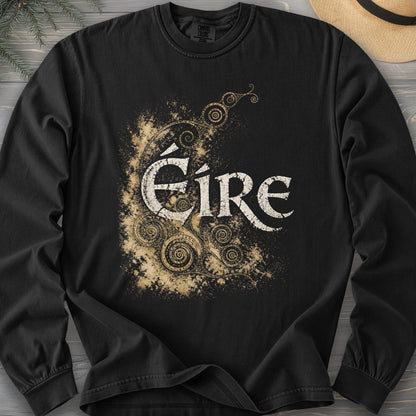 Éire Ancient Spirals Comfort Colors 6014 Long Sleeve