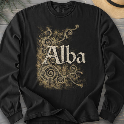 Alba Ancient Spirals Comfort Colors 6014 Long Sleeve