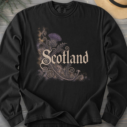 Scotland Ancient Symbols Comfort Colors 6014 Long Sleeve