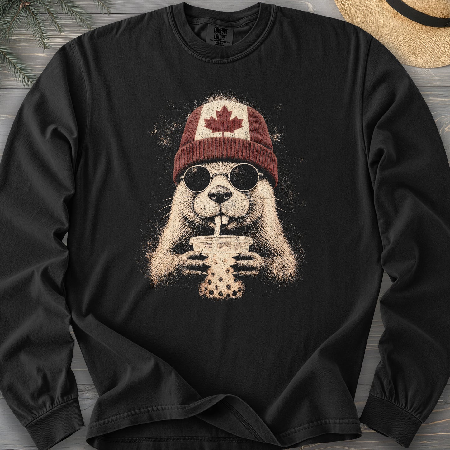Canada Beaver Attitude Long Sleeve Shirt