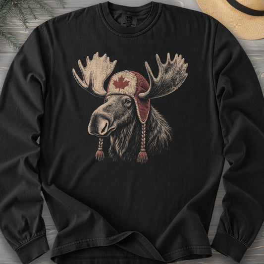 Canada Moose Cap Long Sleeve Shirt
