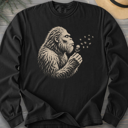 Bigfoot Blowing Thistle Comfort Colors 6014 Long Sleeve