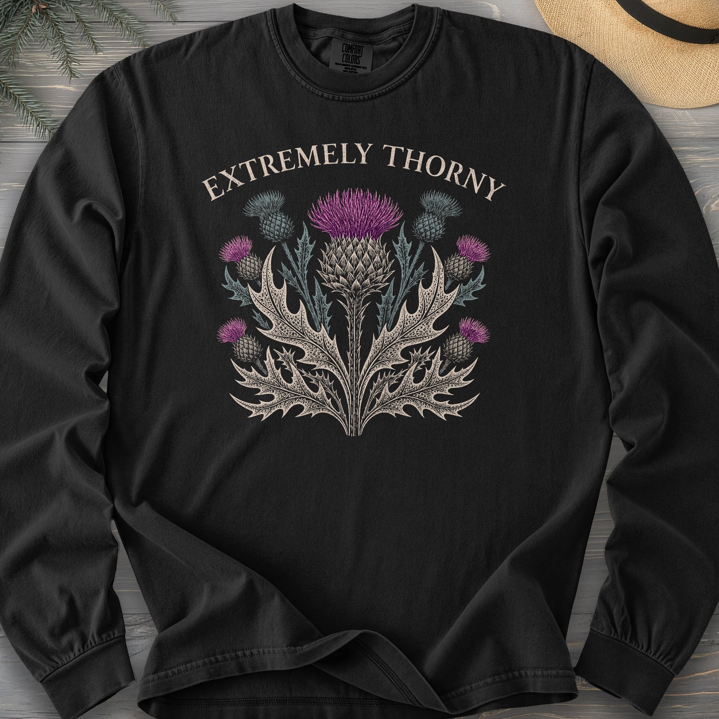 Extremely Thorny Comfort Colors 6014 Long Sleeve