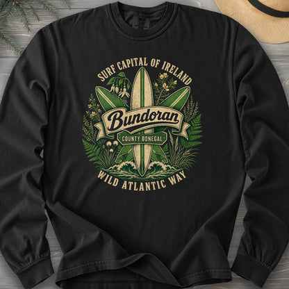 Bundoran Surf Capital Comfort Colors 6014 Long Sleeve