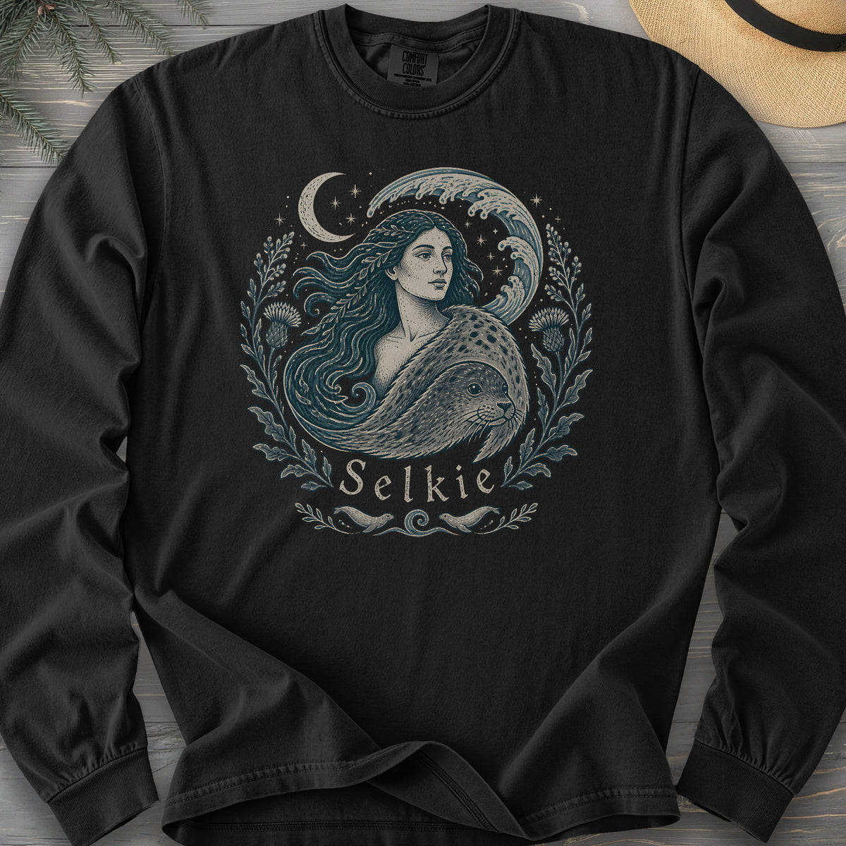 Moonlit Selkie Comfort Colors 6014 Long Sleeve