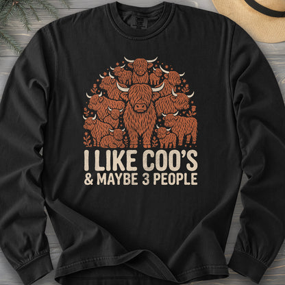 I Like Coos Comfort Colors 6014 Long Sleeve