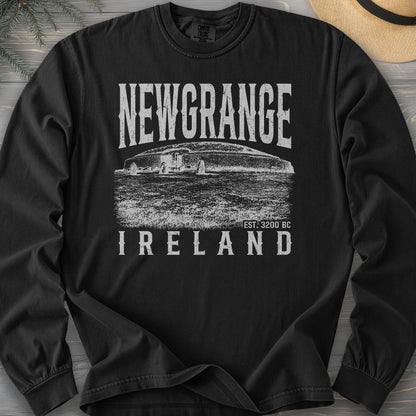 Newgrange Ireland Sketch Comfort Colors 6014 Long Sleeve