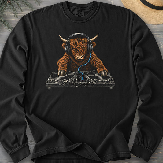 Dj Highland Coo Long Sleeve Shirt