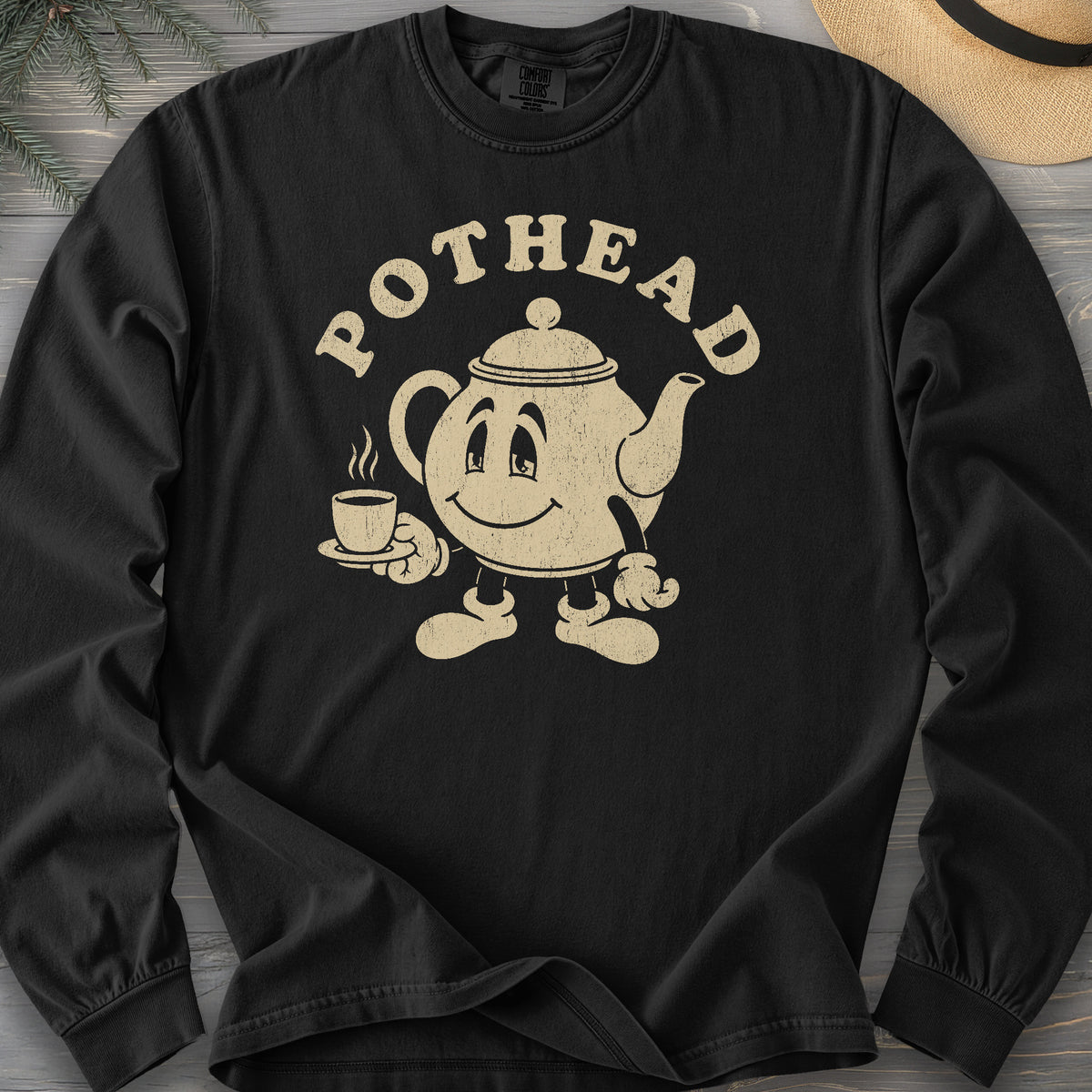 Pothead Teapot Long Sleeve Shirt