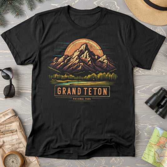 Grand Teton National Park Vintage Tetons Comfort Colors T-Shirt