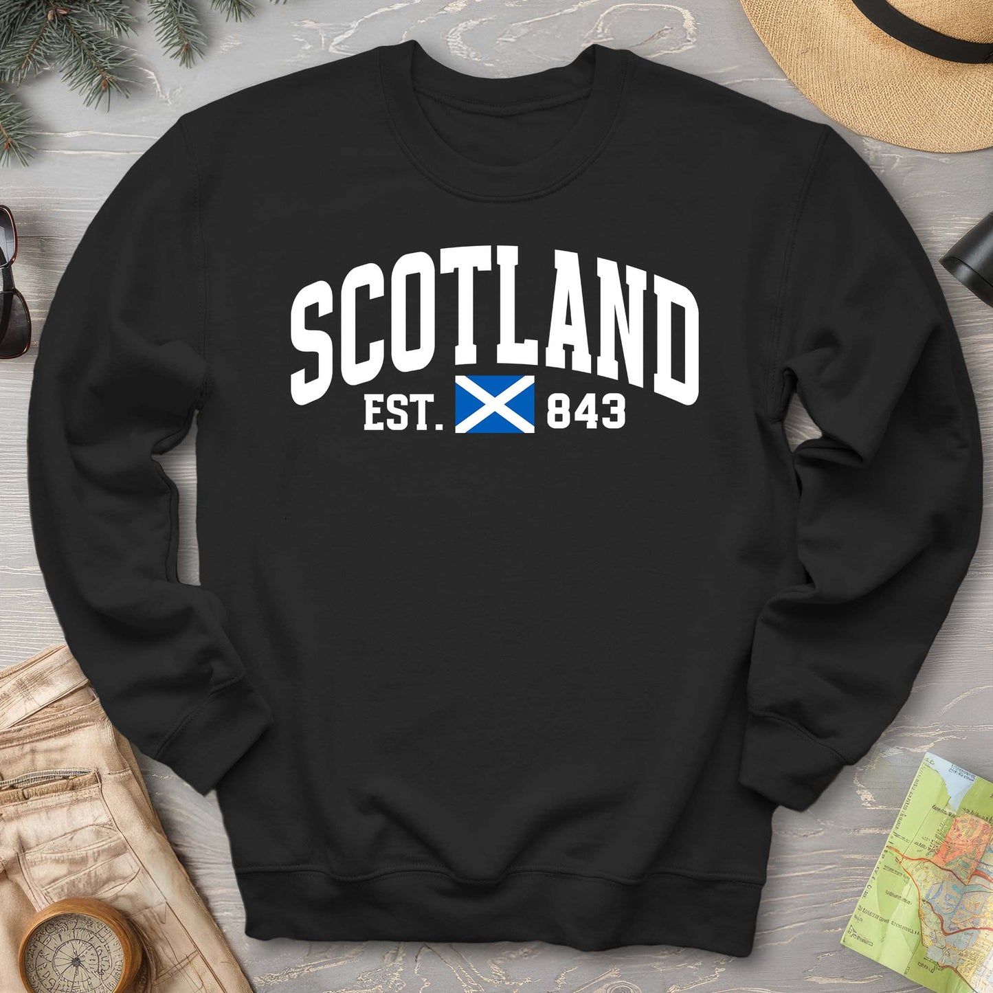 Scotland Varsity Flag Sweatshirt