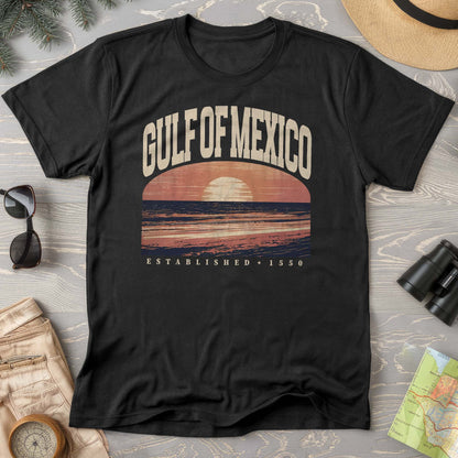 Bargain Bin Overstock! Gulf of Mexico Varsity Sunset Comfort Colors T-Shirt