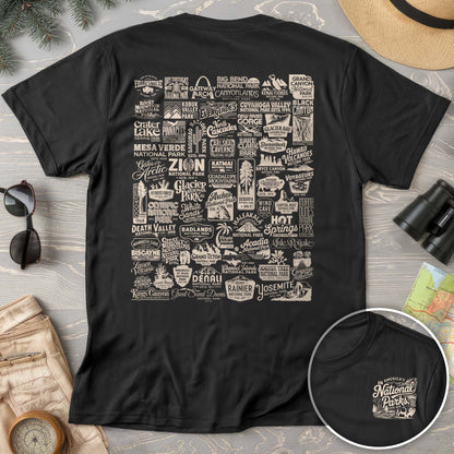 National Parks "63 Vintage Logos" Comfort Colors T-Shirt