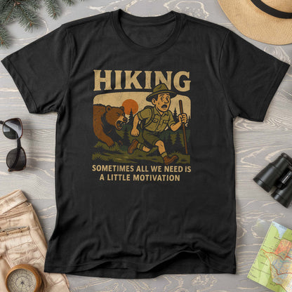 Funny Hiking "Motivation" Comfort Colors T-Shirt