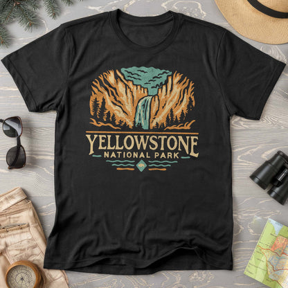 Yellowstone National Park "Yellowstone Falls" Comfort Colors T-Shirt