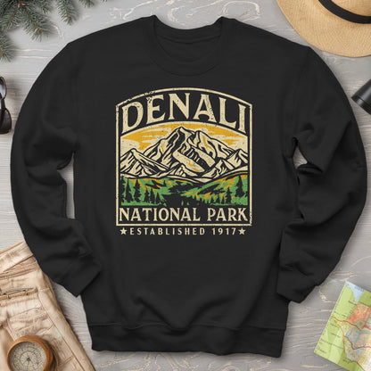 Denali National Park Vintage Crewneck Sweatshirt