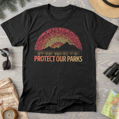 Protect Our Parks Word Art Comfort Colors T-Shirt