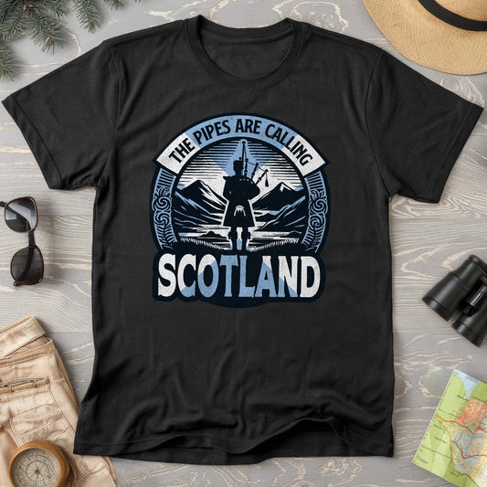 Scotland "The Pipes Are Calling" Comfort Colors T-Shirt