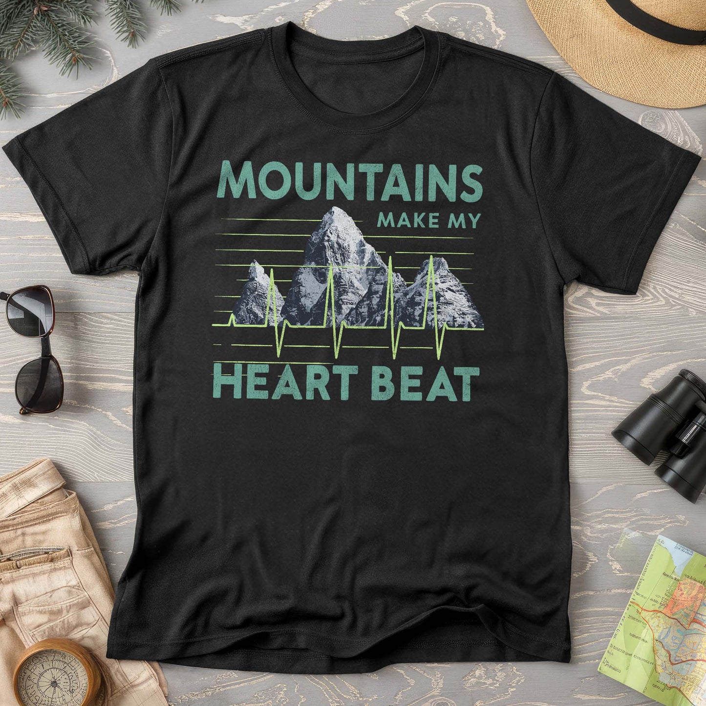 Mountain Lover "Heartbeat" Comfort Colors T-Shirt